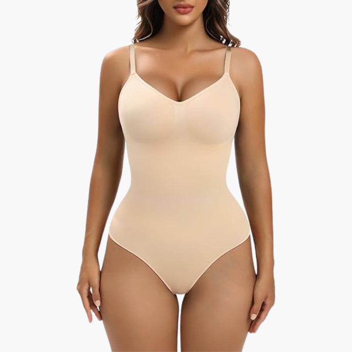 Women’s Bodysuit Shapewear with Tummy Control and Seamless Design