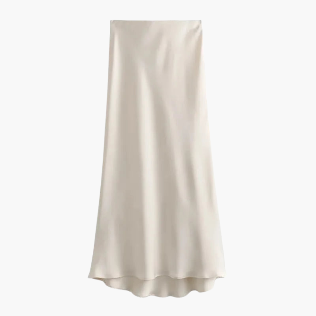 Women’s Midi Skirt with High Waist