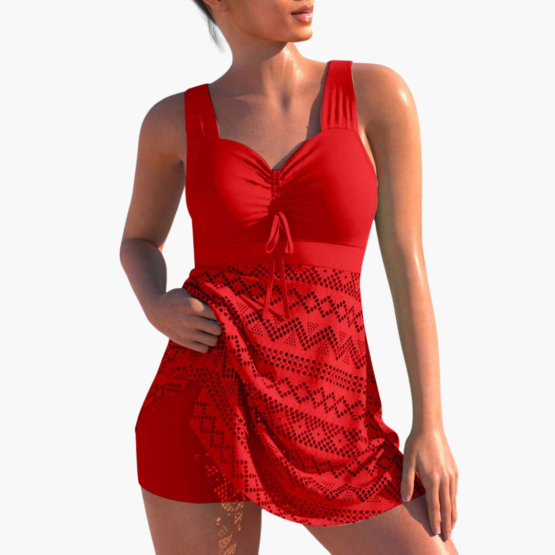 Women’s Tankini Swimsuit Set with Supportive Fit