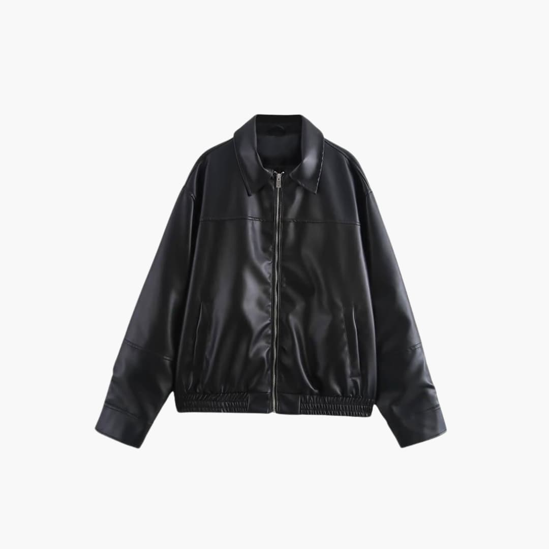 Women’s Zip-Up Coat with Front Closure