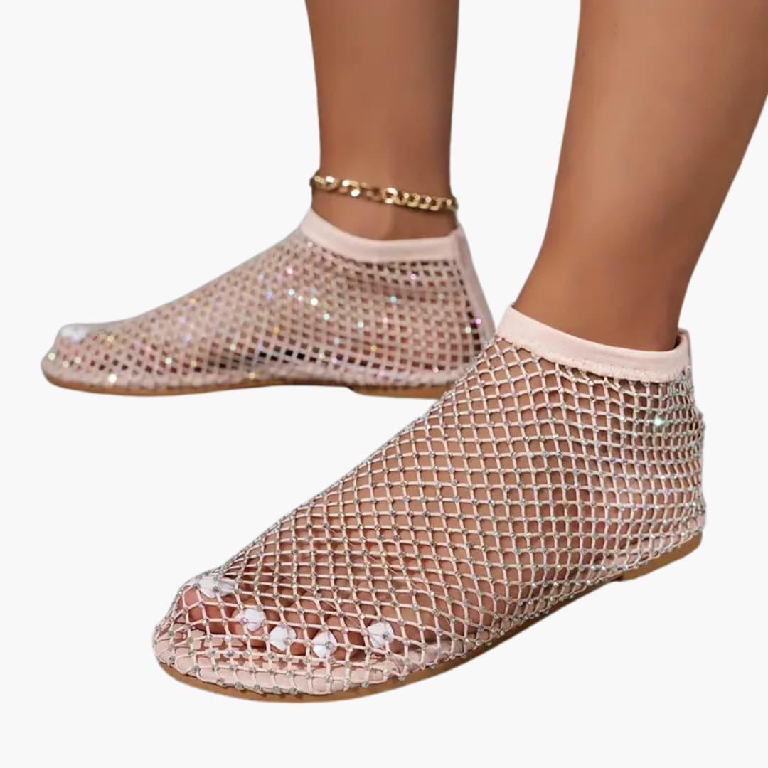 Women’s Summer Sandals with Breathable Mesh and Cushioned Sole