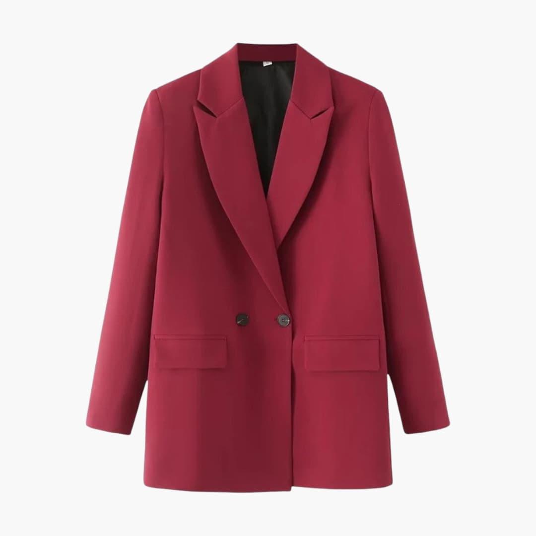 Women’s Blazer with Single-Button and Longline Cut