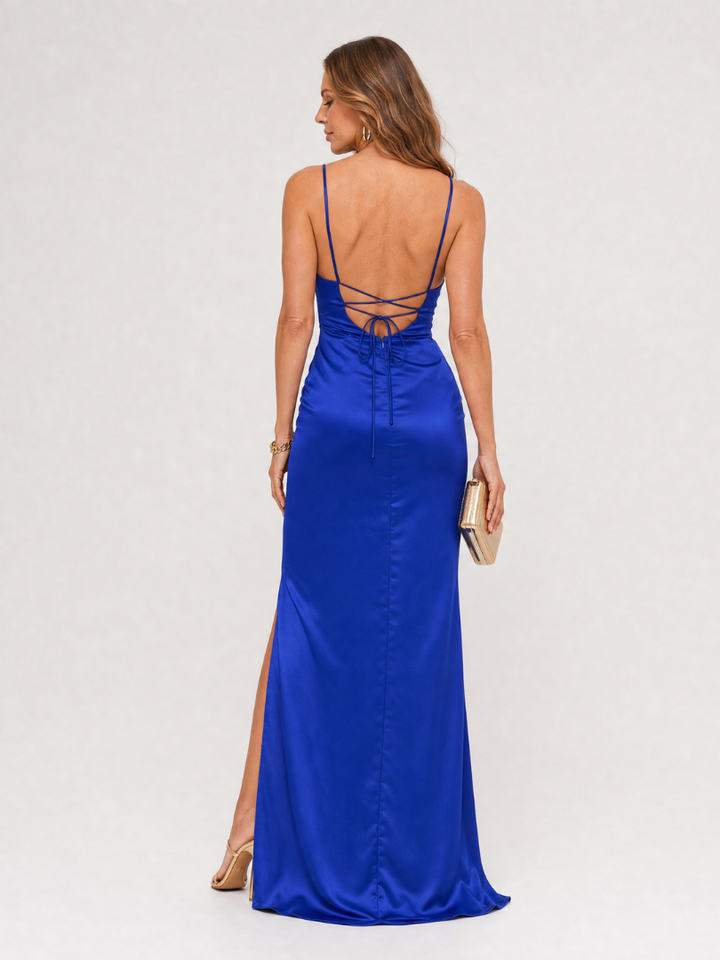 Tylor | Asymmetrical Draped Midi Dress