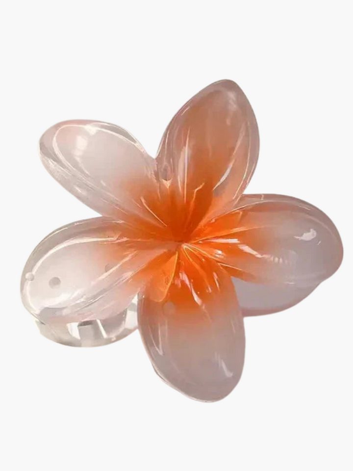 Women’s Hair Claw Clip with Floral Design