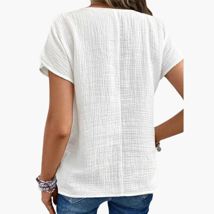 Women’s Ribbed Knit Top with Long Sleeves and Pullover Style