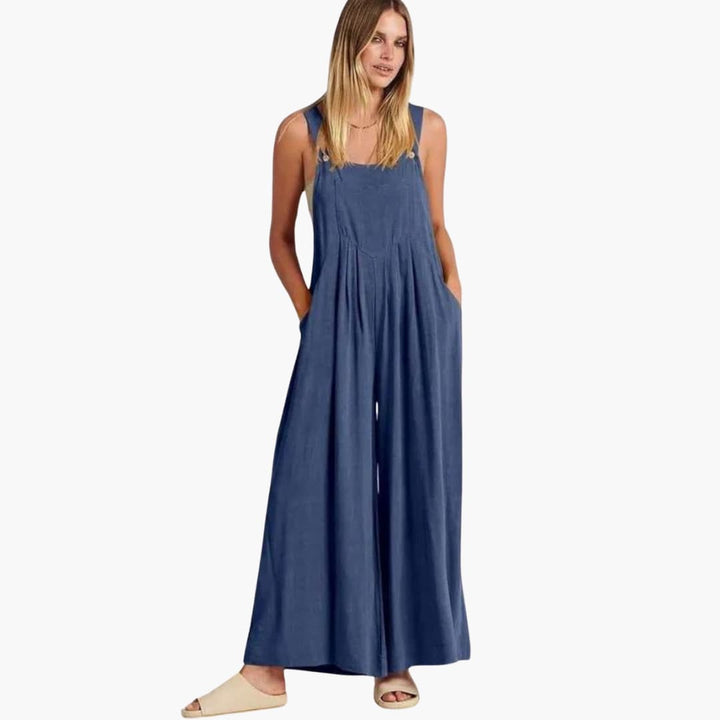 Women’s Relaxed Jumpsuit with Side Pockets