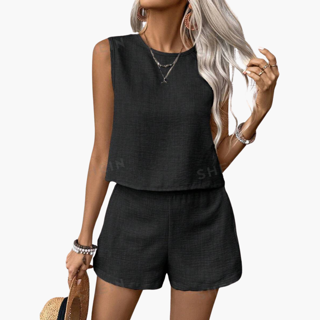 Women’s Wrap Dress with V-Neck and Fitted Silhouette