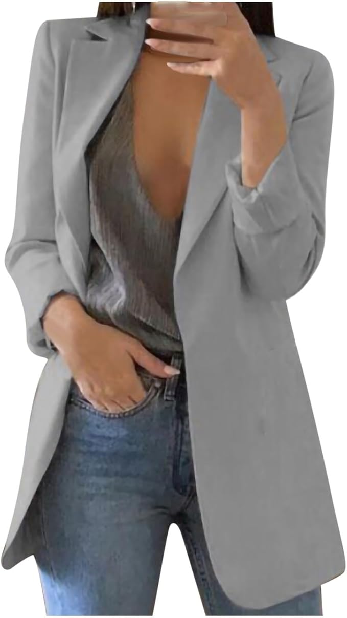 Women’s Blazer with Fitted Shape and Structured Silhouette