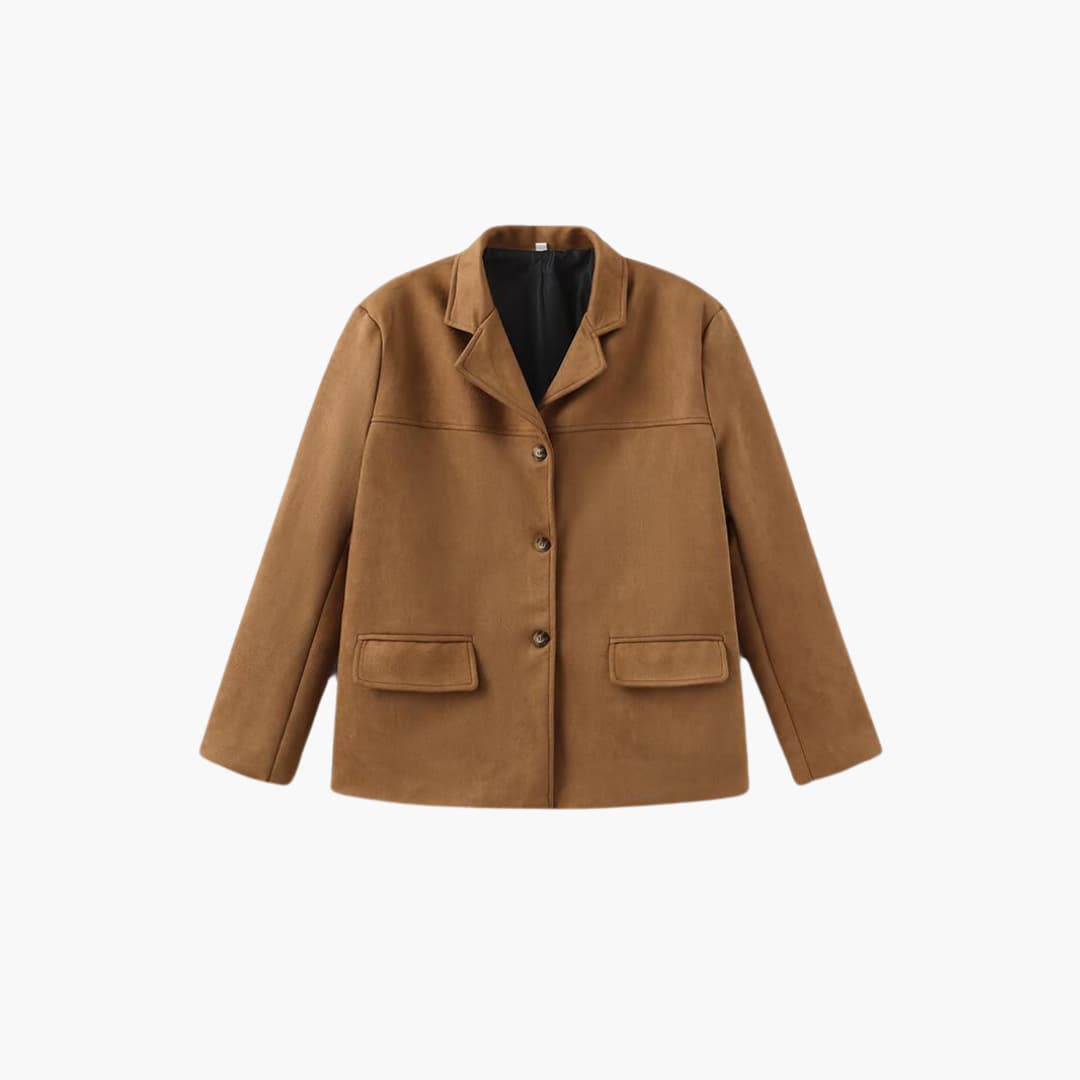 Buttoned Jacket for Women – Cropped, Stylish & Trendy Layer -  Made By Riley