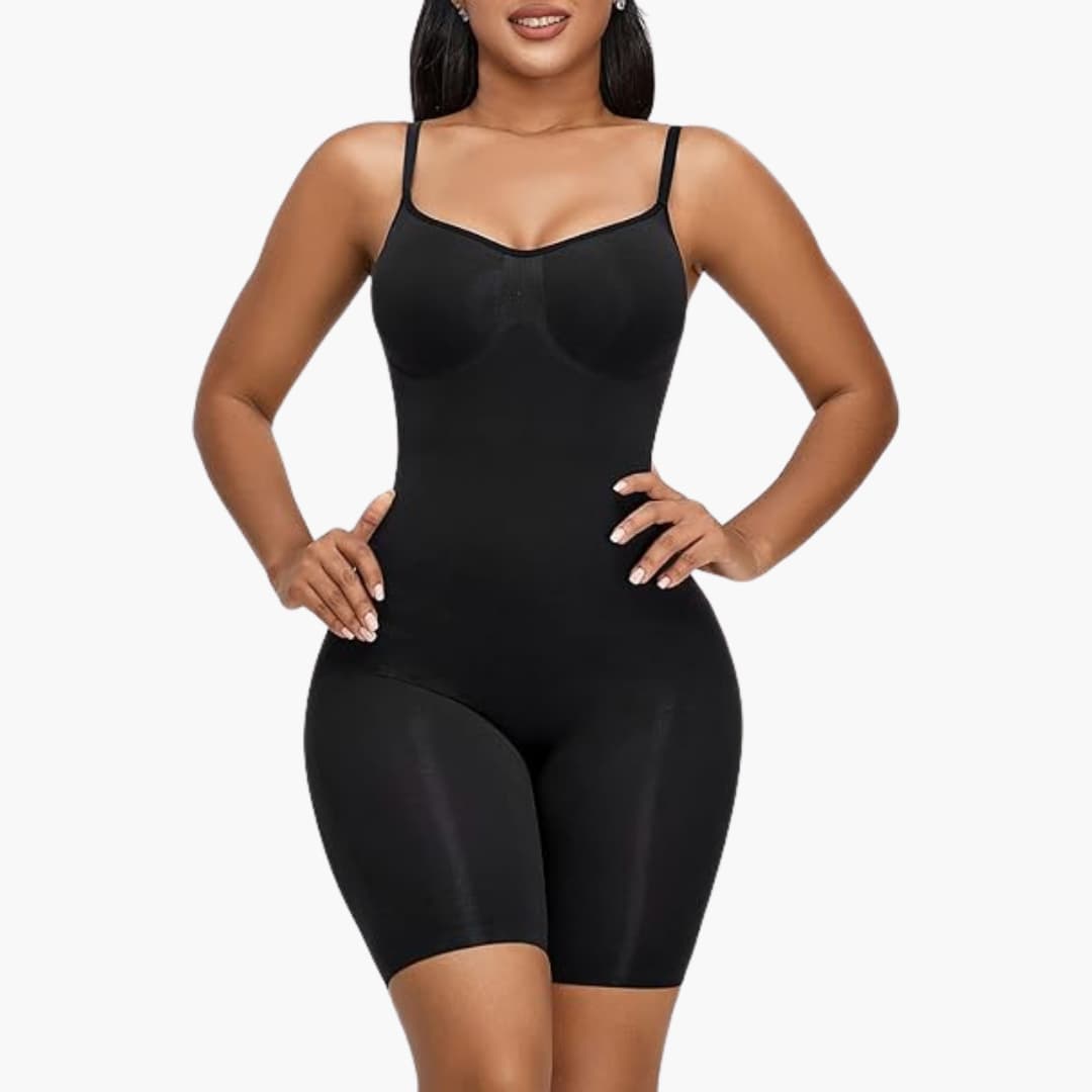 Women’s Bodysuit Shapewear with Tummy Control and Seamless Design