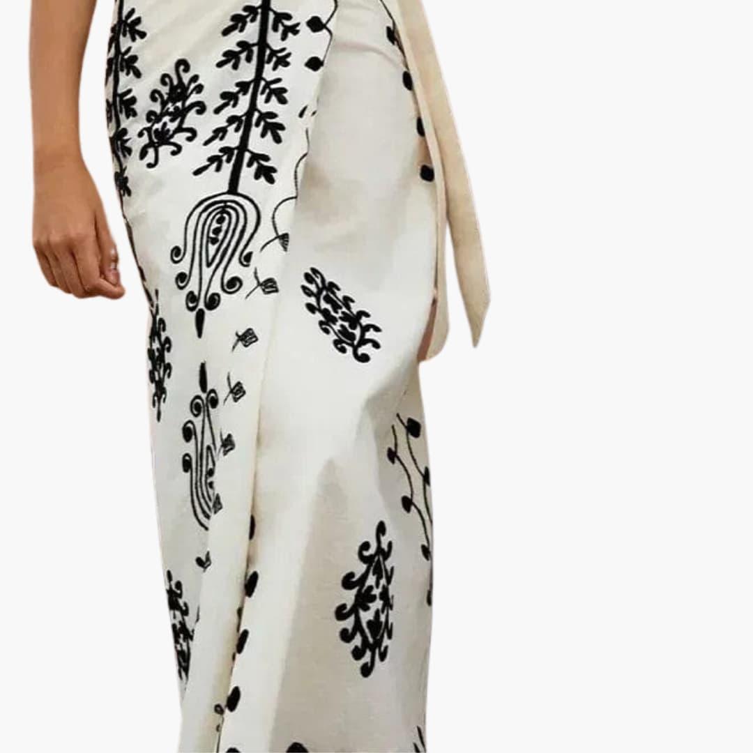 Boho Floral Midi Dress - Lightweight Summer Dress for Women -  Made By Riley