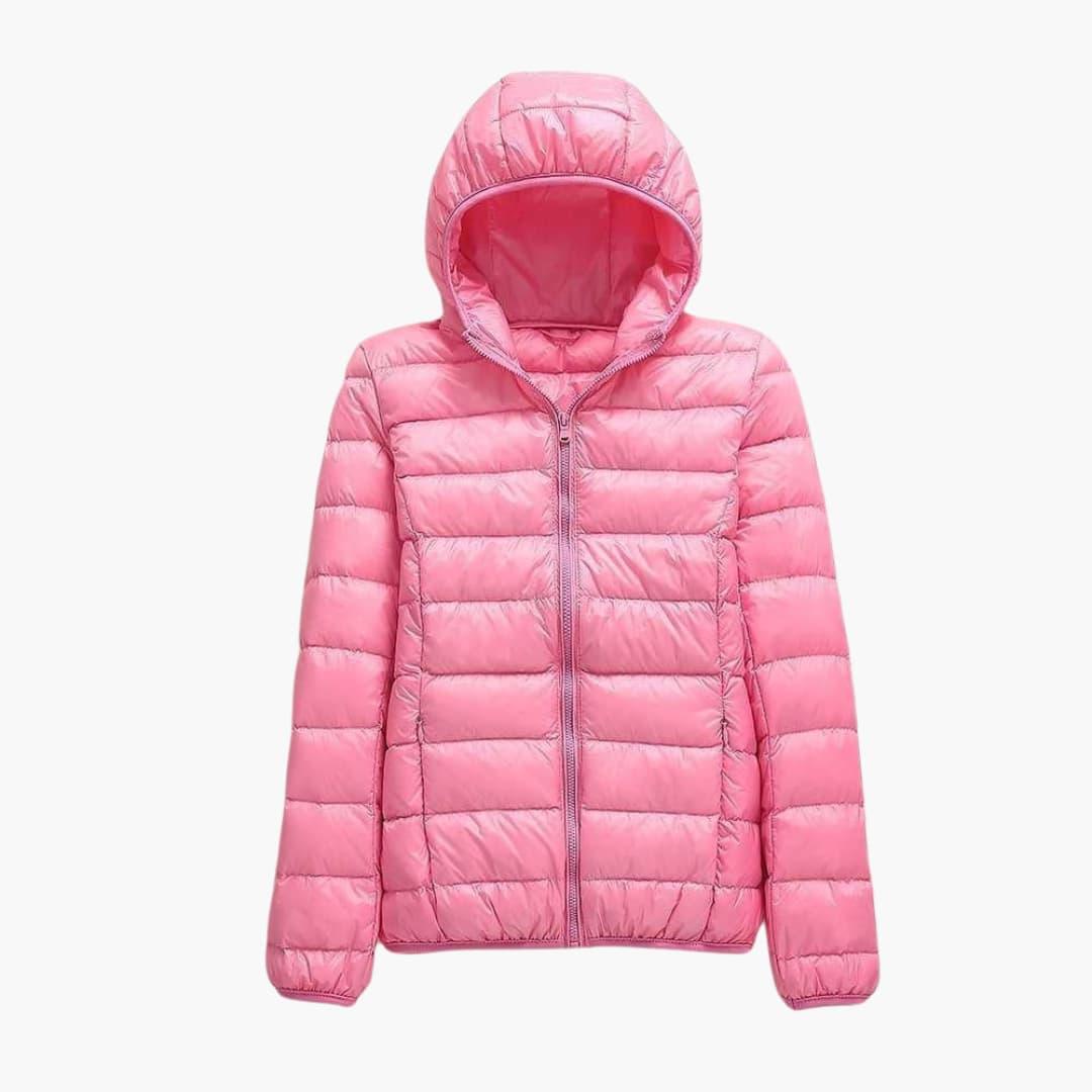 Isabella | Women’s Down Jacket with Hood -  Made By Riley