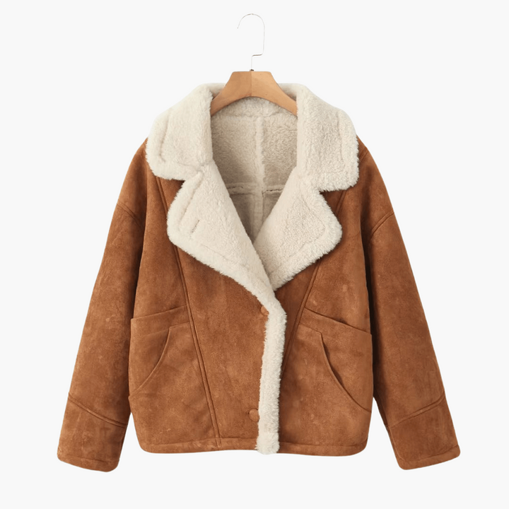 Vintage Faux Shearling Jacket - Women&