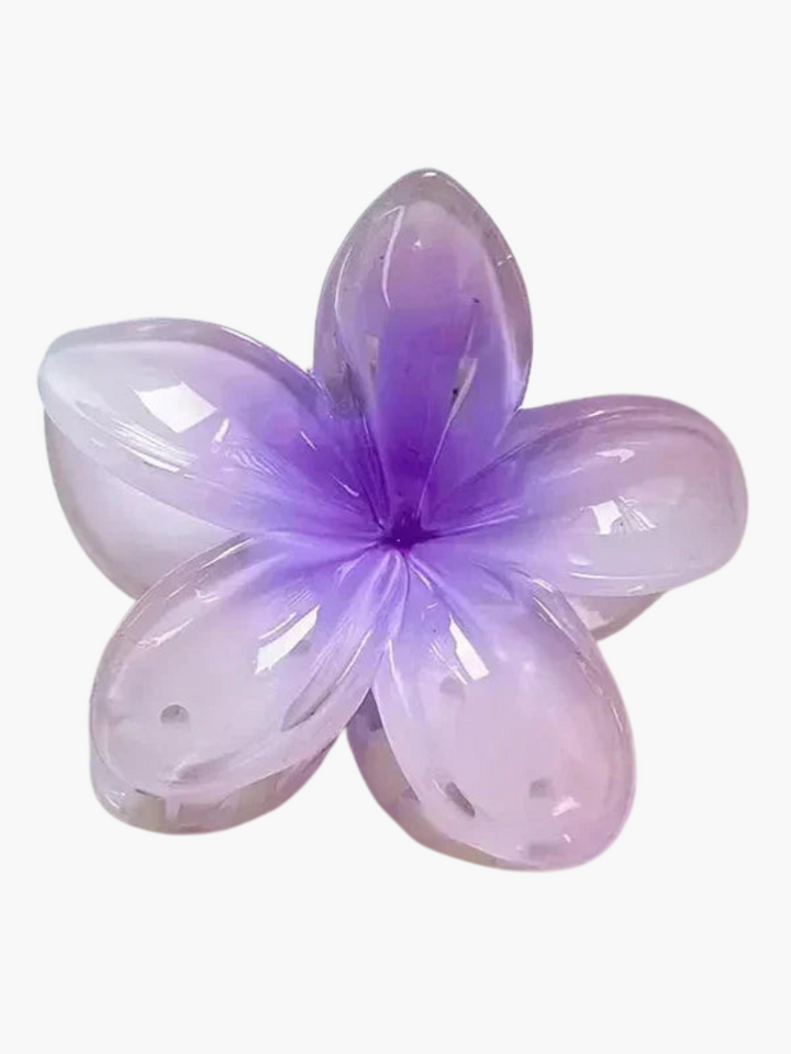 Women’s Hair Claw Clip with Floral Design