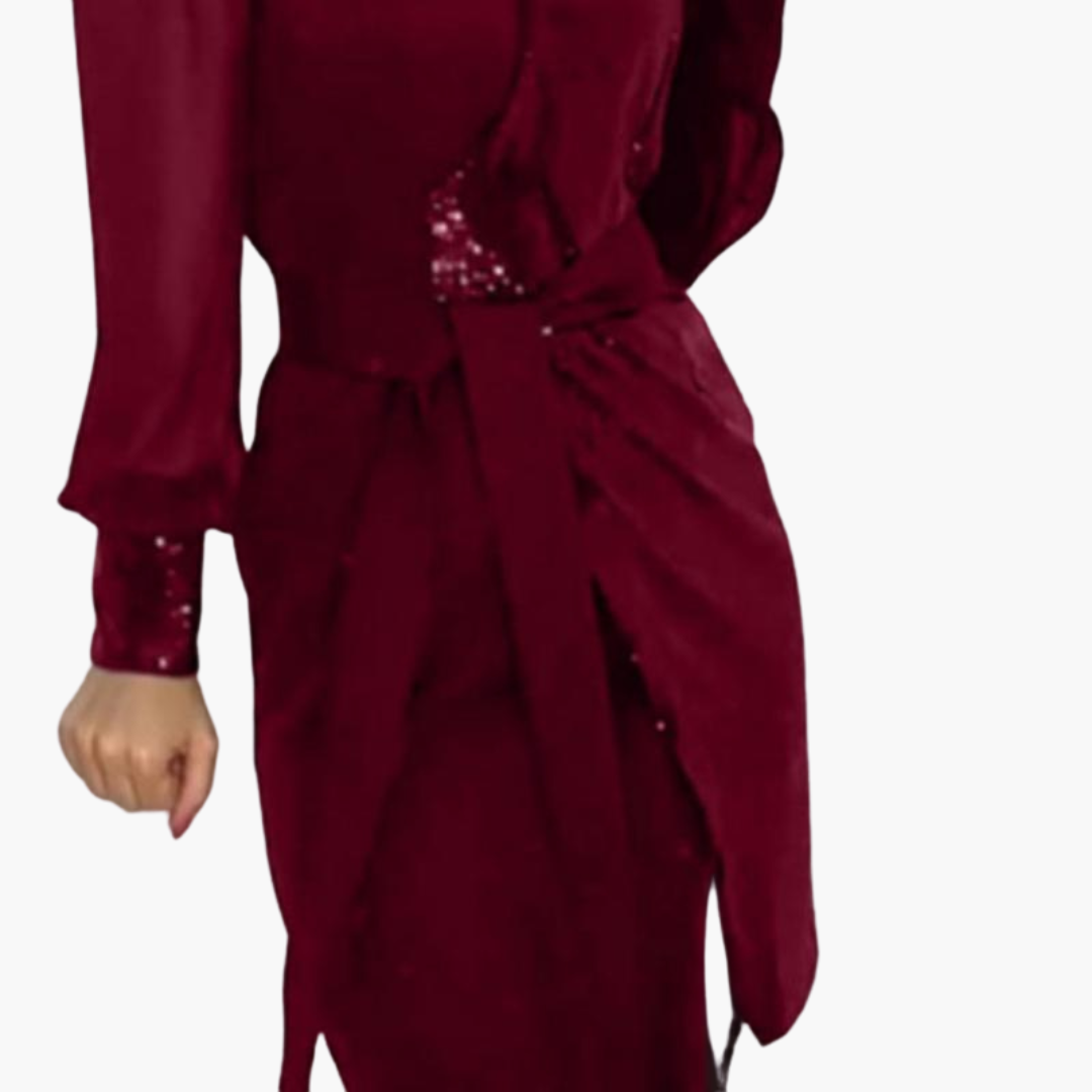 Women’s Formal Dress with Long Sleeves