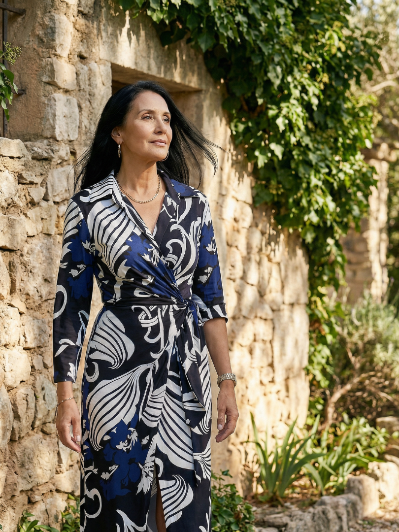 Elden | Relaxed Wrap Midi Dress