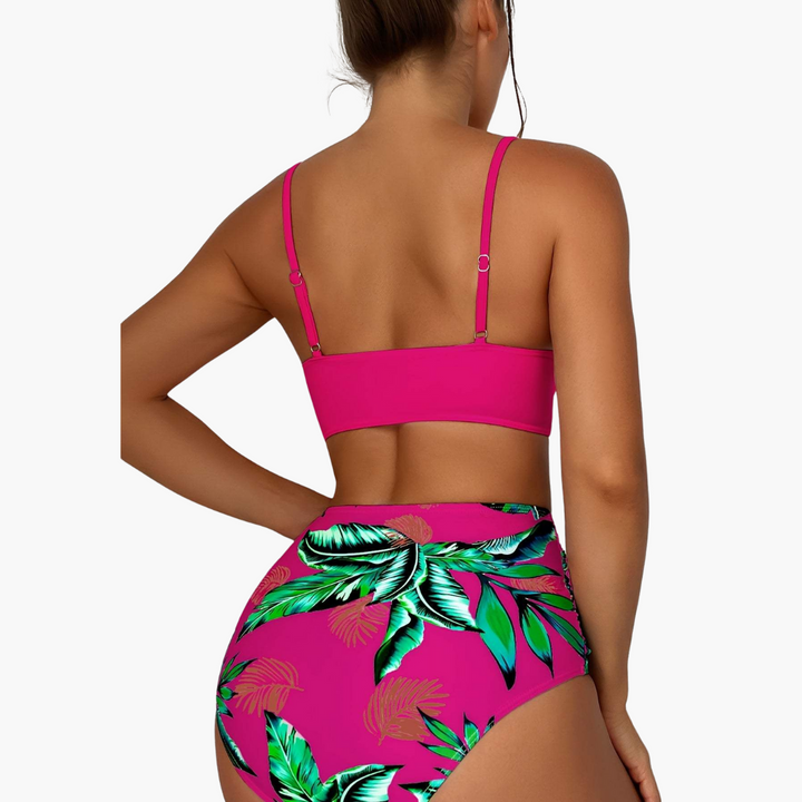 Women’s Push-Up Bikini Set with High-Waist Bottom