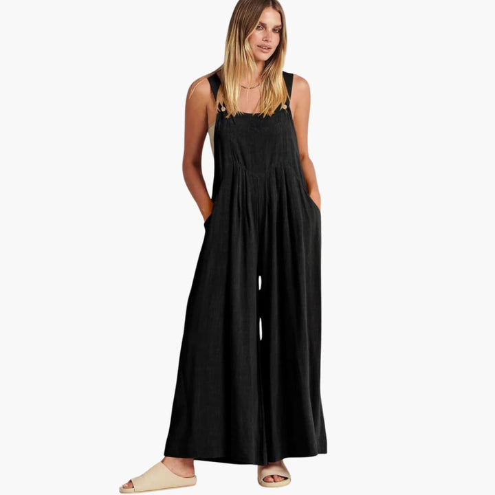 Women’s Relaxed Jumpsuit with Side Pockets