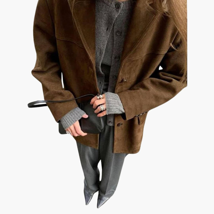 Buttoned Jacket for Women – Cropped, Stylish &amp; Trendy Layer -  Made By Riley
