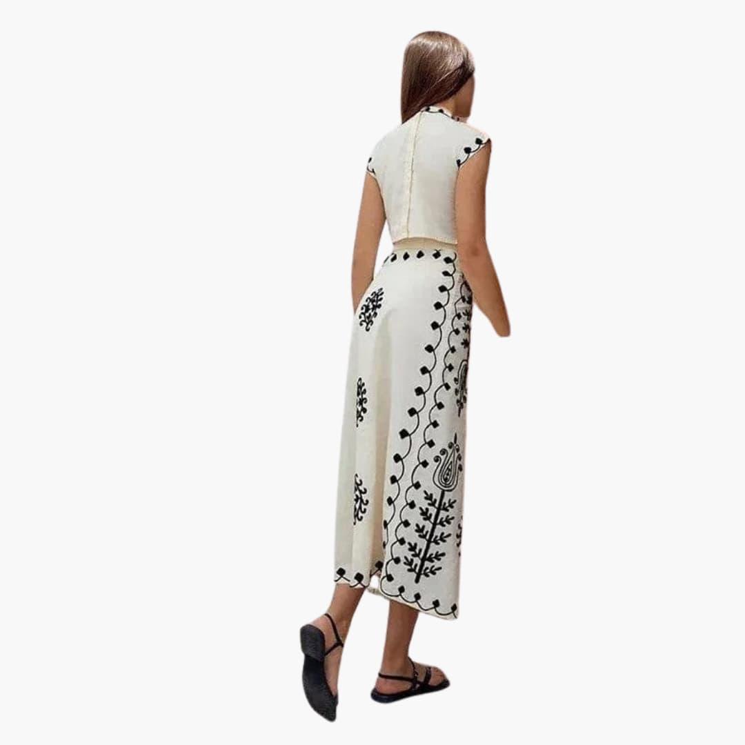 Boho Floral Midi Dress - Lightweight Summer Dress for Women -  Made By Riley