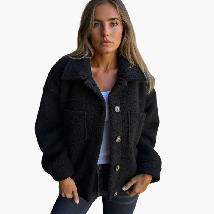 Women’s Longline Coat with Shaped Silhouette and Inner Lining