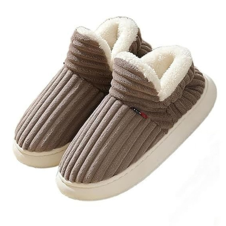 Women’s Indoor Slippers with Slip-On Design