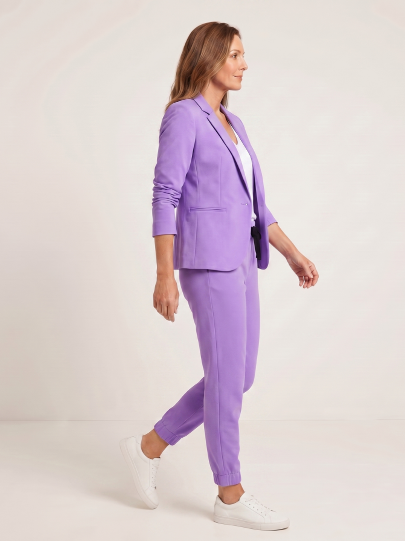 Ines | Notch Collar Relaxed Tailored Suit
