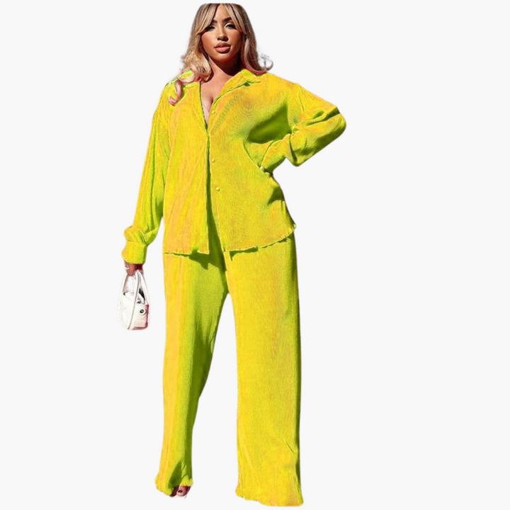 Women’s Co-Ord Set with Pleats
