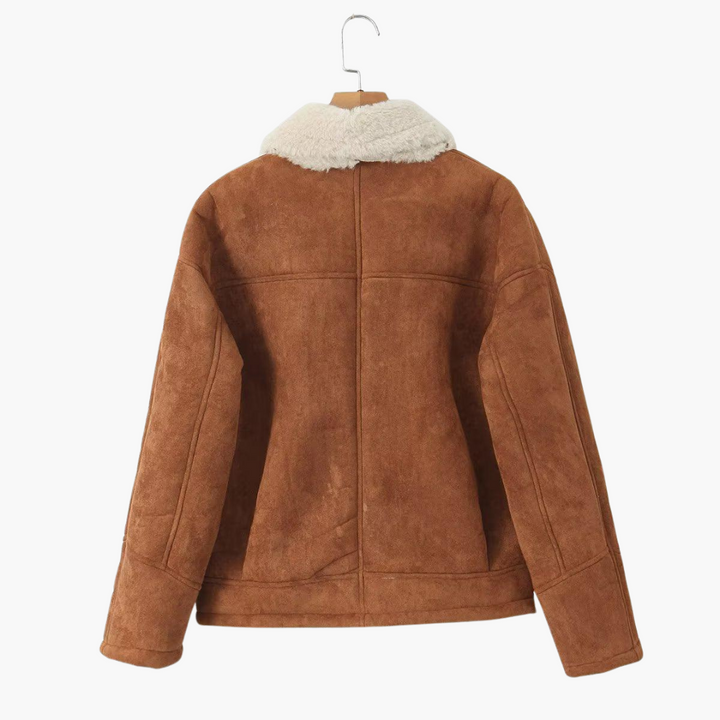 Vintage Faux Shearling Jacket - Women&