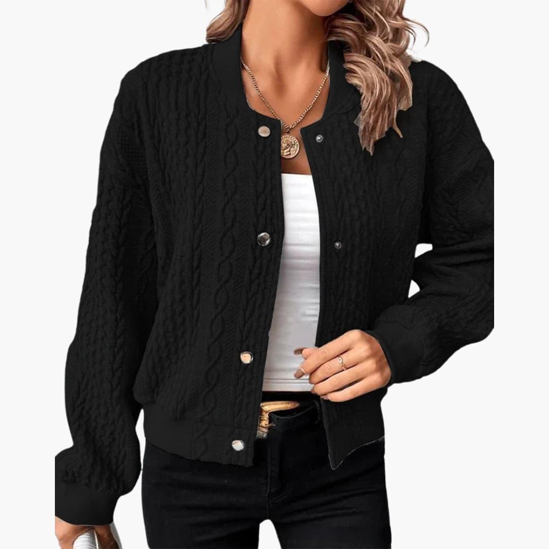 Women’s Lightweight Jacket with Long Sleeves and Regular Fit