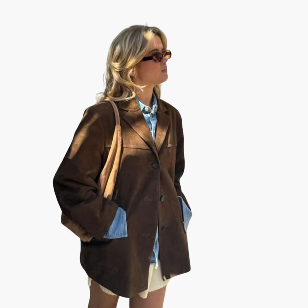 Buttoned Jacket for Women – Cropped, Stylish &amp; Trendy Layer -  Made By Riley