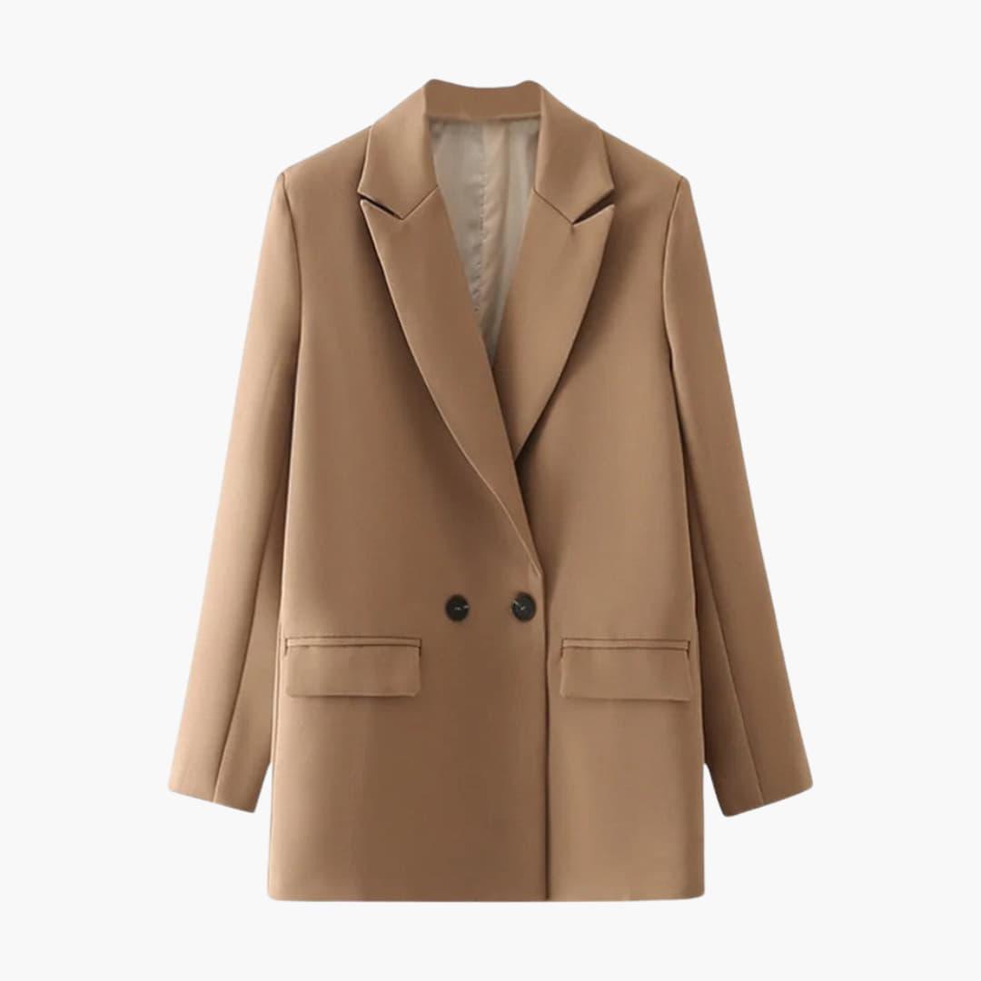 Women’s Blazer with Single-Button and Longline Cut