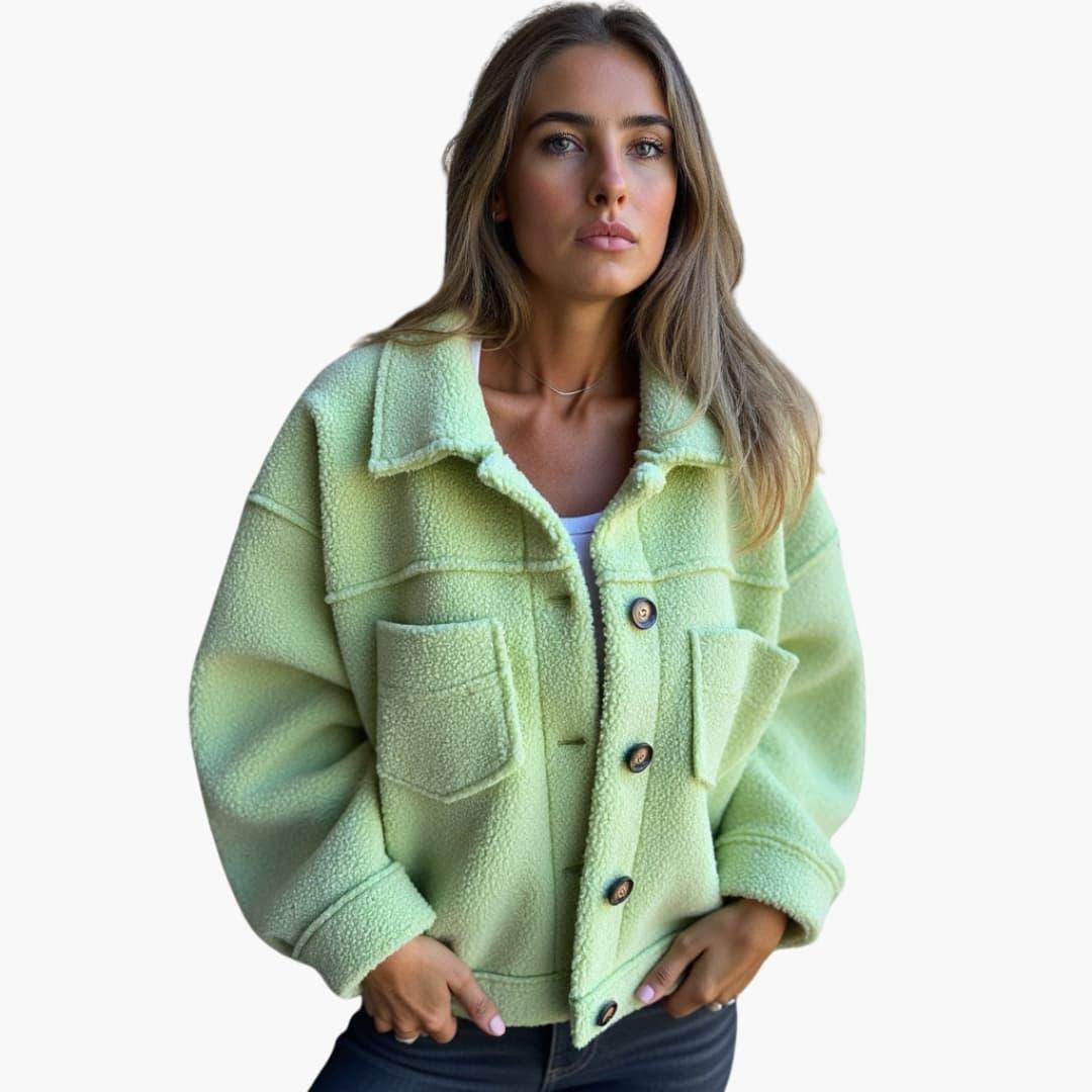 Women’s Longline Coat with Shaped Silhouette and Inner Lining