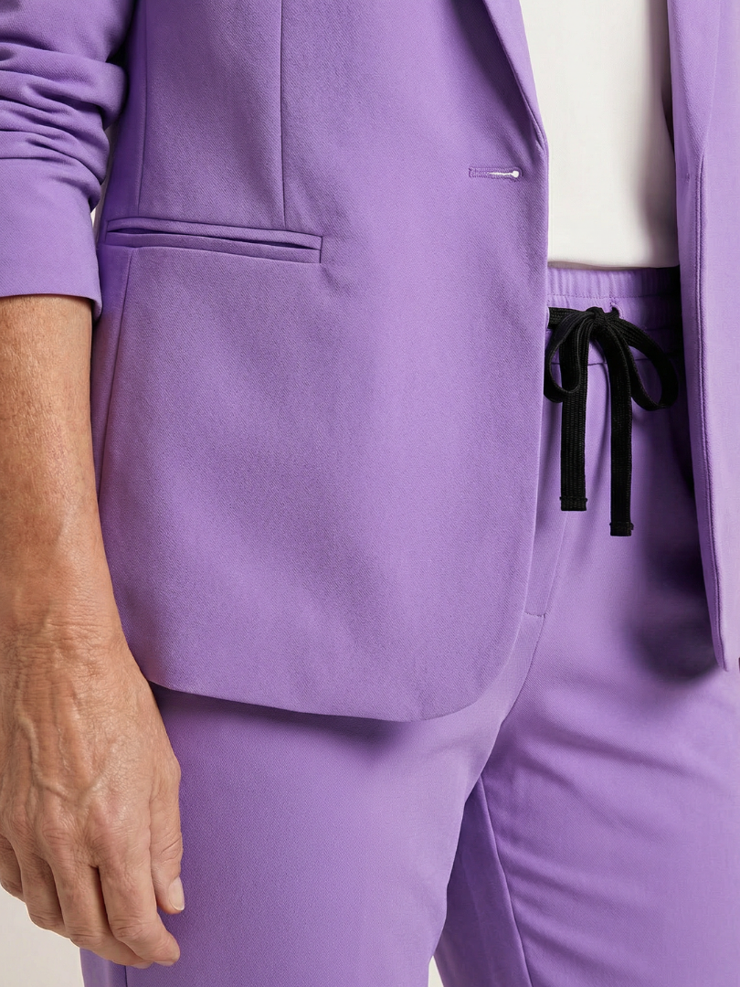 Ines | Notch Collar Relaxed Tailored Suit