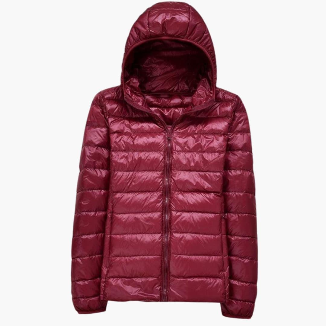 Isabella | Women’s Down Jacket with Hood -  Made By Riley