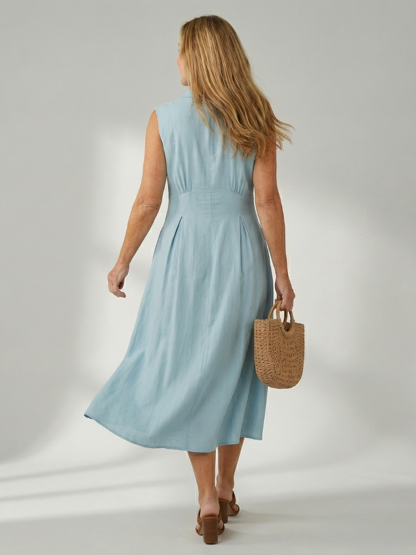 Celyn | Stack Button Midi Dress