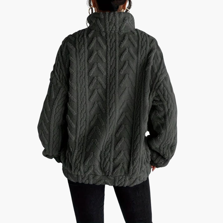 Cable-Knit Fleece Pullover - Women&
