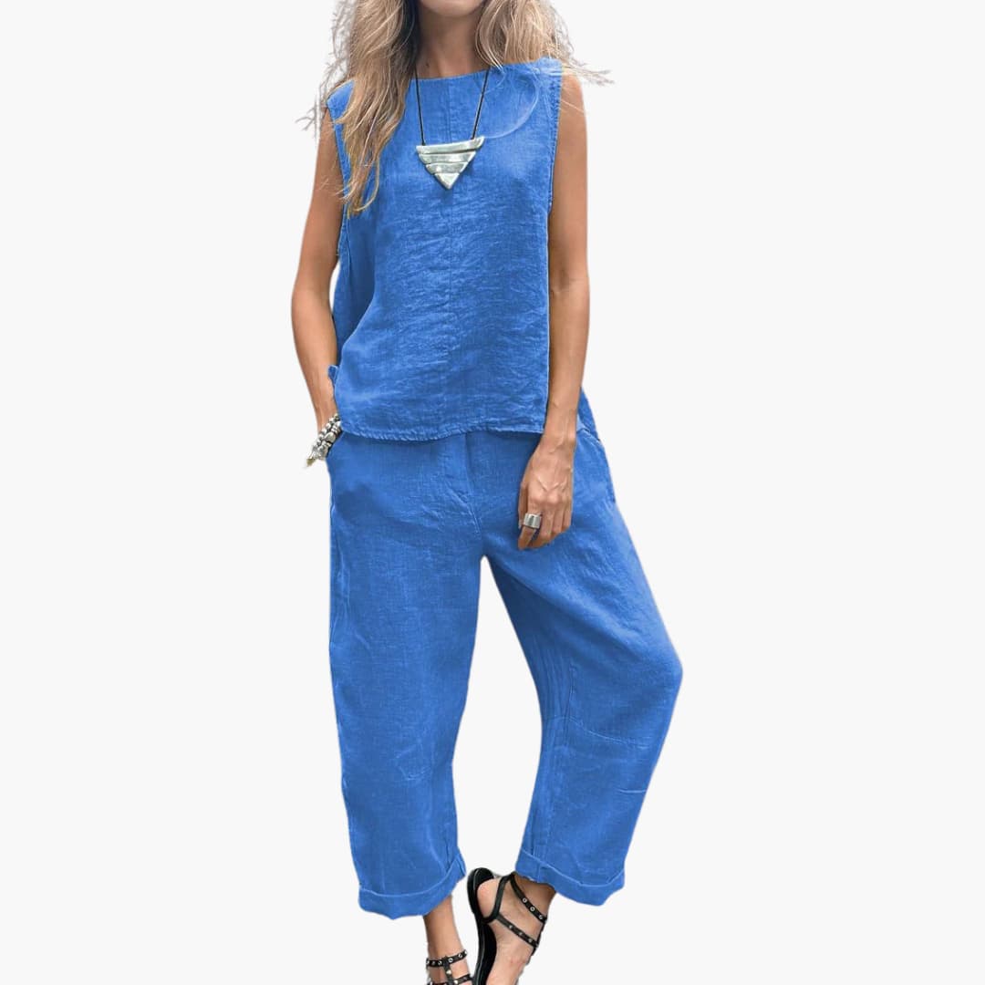 Women’s two-piece set with sleeveless top and Pants