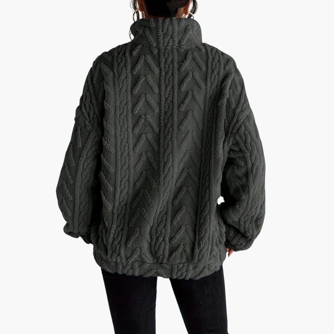 Cable-Knit Fleece Pullover - Women&
