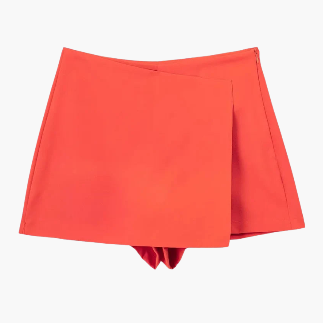 Women’s Skort with Pleats and Built-In Shorts