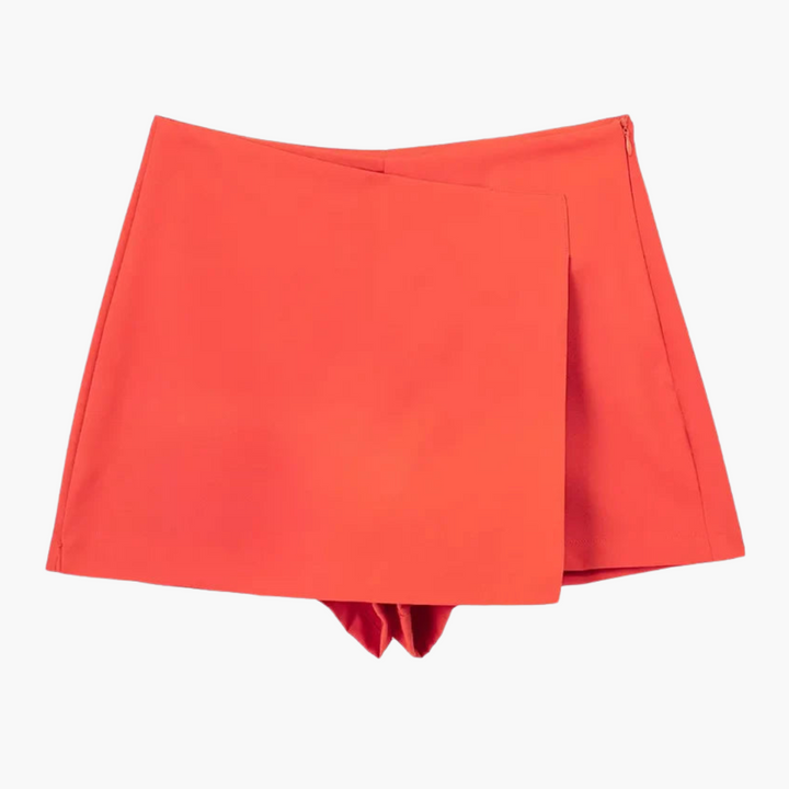 Women’s High-Waisted Skort with Built-In Shorts