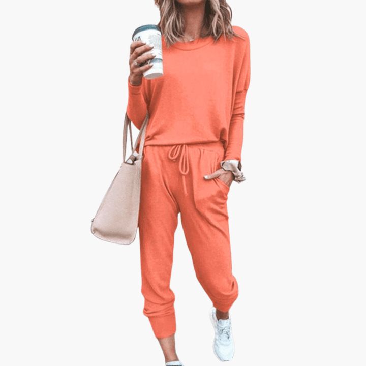 Women’s Two-Piece Set with Relaxed Fit and Coordinated Design