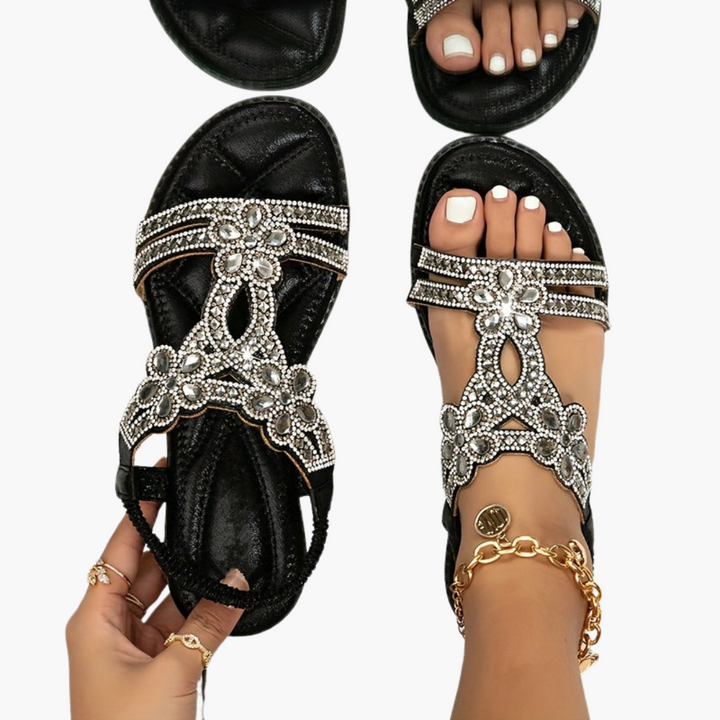 Women’s Boho Sandals with Footbed and Stylish Straps