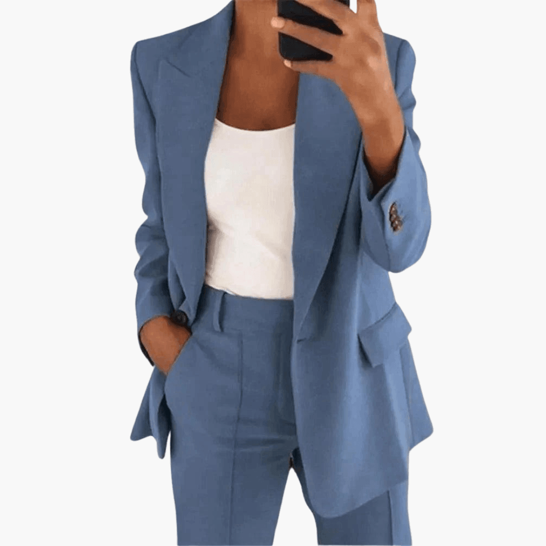 Women’s Blazer with Lapel Collar