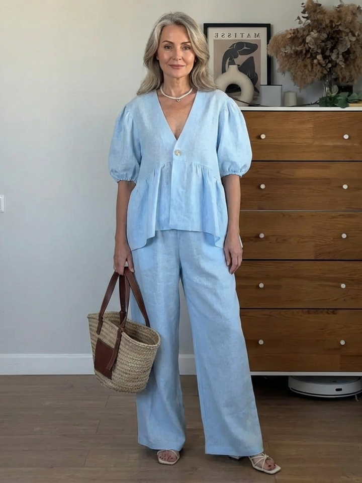 Seraphine | Relaxed Linen Two Piece Set