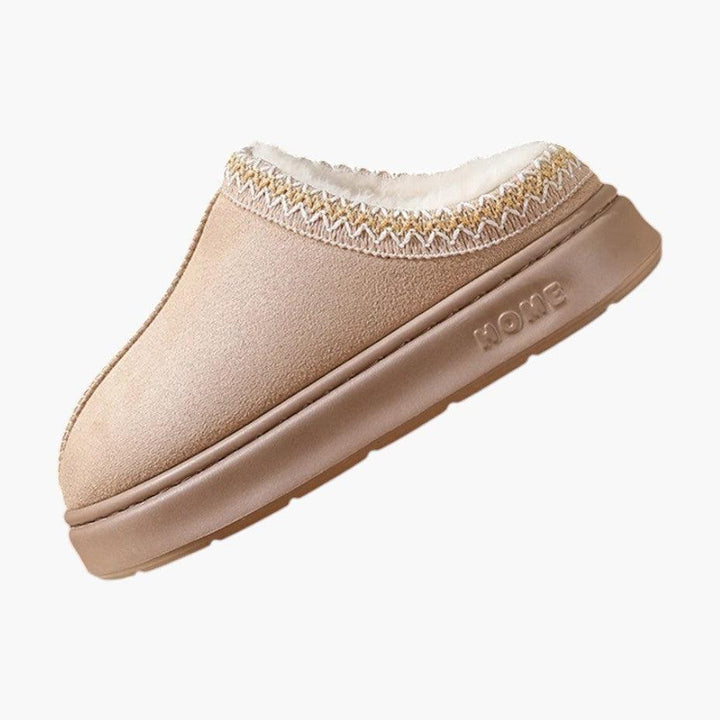 Women’s Winter Indoor Slippers with Soft Lining and Closed Toe